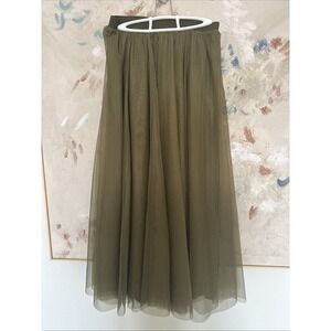 Baltic Born Mila Tulle Skirt Olive Small New . Whimsical. Boho. Fairy